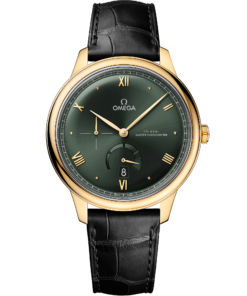 Omega DE VILLE PRESTIGE 41 mm, yellow gold on leather strap 434.53.41.21.10.001