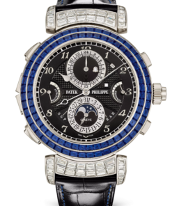 PATEK PHILIPPE GRANDMASTER CHIME. HAUTE JOAILLERIE. White gold 6300/401G-001