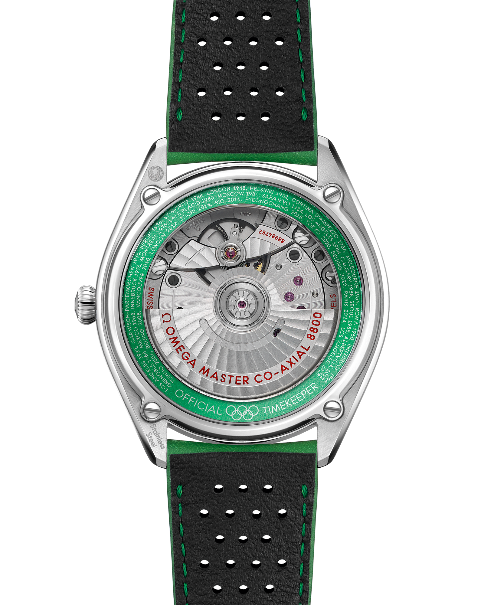 Omega SEAMASTER OLYMPIC OFFICIAL TIMEKEEPER 39.5 mm, steel on leather strap 522.32.40.20.01.005 - Image 2