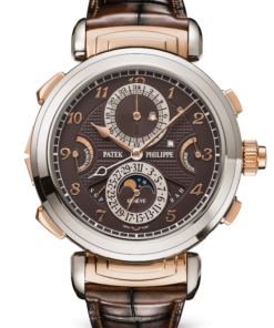 PATEK PHILIPPE GRANDMASTER CHIME. RARE HANDCRAFTS. Rose gold and white gold 6300GR-001