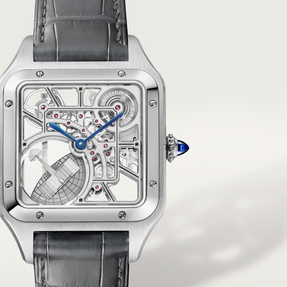 SANTOS-DUMONT SKELETON WATCH EQUIPPED WITH A MICRO-ROTOR - Image 8