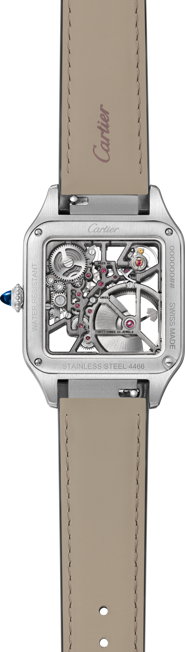 SANTOS-DUMONT SKELETON WATCH EQUIPPED WITH A MICRO-ROTOR - Image 3