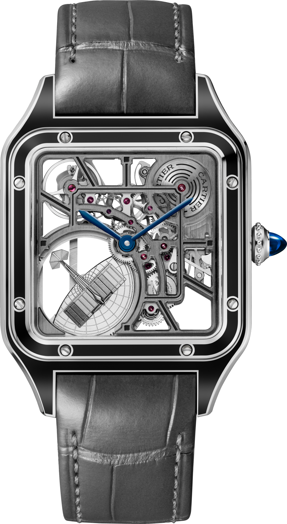 SANTOS-DUMONT SKELETON WATCH EQUIPPED WITH A MICRO-ROTOR - Image 4