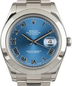 HandMade Rolex Datejust II Ref 116300 Blue Roman Dial
