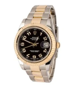 Alternative view of HandMade The Rolex Datejust 116333 Black Arabic Dial