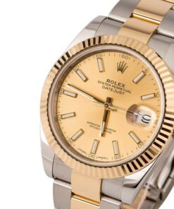 Alternative view of HandMade The Rolex Datejust 41 Ref 126333 Two Tone with Champagne Dial