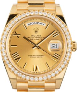 HandMade The Rolex Day-Date 40 Ref 228348 Champagne Roman Dial