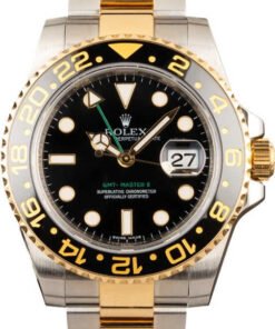 HandMade Rolex GMT-Master Two Tone 116713 Black Dial