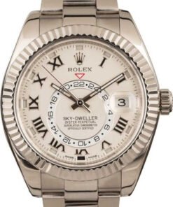 HandMade Sky-Dweller Rolex 326939 White Gold T