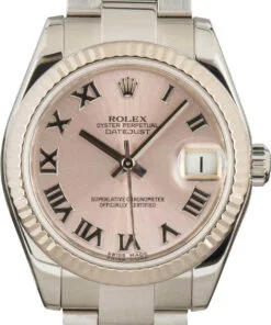 HandMade The Rolex Mid-Size Datejust 178274 Pink Roman Dial