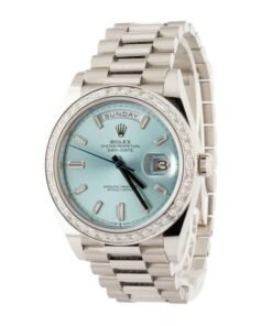 Alternative view of HandMade The Rolex Day-Date 40 Ref 228396 Ice Blue Dial