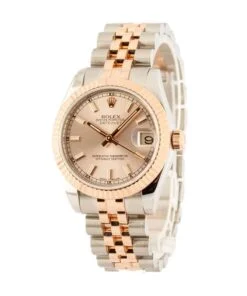 Alternative view of HandMade The Ladies Rolex Datejust 178271 Two Tone Everose Jubilee