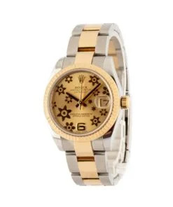 Alternative view of HandMade The Mid-Size Rolex Datejust 178273 Two Tone Oyster