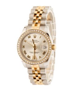 Alternative view of HandMade The Lady Rolex Datejust 31 Ref 179383 Diamond Bezel