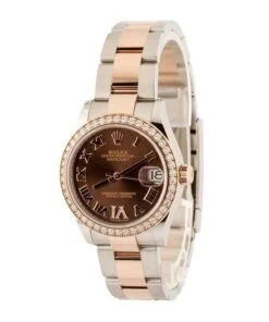 Alternative view of HandMade The Rolex Datejust 31 Ref 278381 Chocolate Diamond Dial