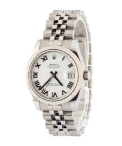 Alternative view of HandMade The Lady Rolex Datejust 31 Ref 178274 White Roman Dial