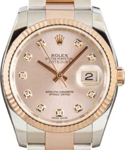 HandMade The Rolex Datejust 116231 Pink Diamond Dial