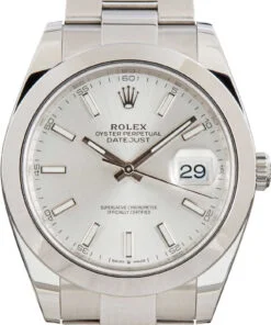 HandMade Rolex Datejust 41 126300 Silver Dial