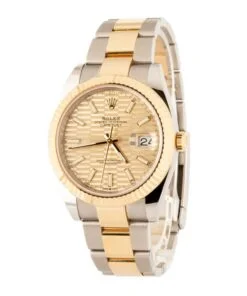 Alternative view of HandMade The Rolex Datejust 41 126333 Fluted Motif Champagne Dial