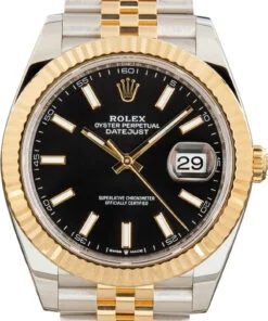 HandMade The Rolex Datejust 41 Ref 126333 Black Index Dial