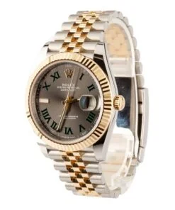 Alternative view of HandMade Rolex Datejust 41 Ref 126333 Wimbledon Dial