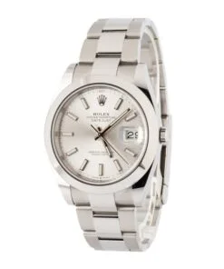 Alternative view of HandMade Rolex Datejust 41 126300 Silver Dial