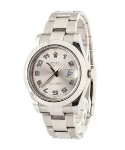 Alternative view of HandMade The Rolex Datejust II Ref 116300 Lilac Arabic Markers
