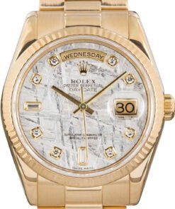 HandMade The Rolex Day-Date 118238 Meteorite Diamond Dial