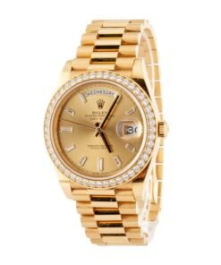 Alternative view of HandMade The Rolex Day-Date 40 Ref 228348 Champagne Diamond Dial