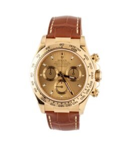 Alternative view of HandMade Rolex Daytona Cosmograph 116518 Champagne Dial