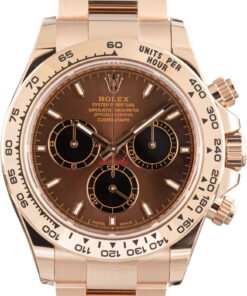 HandMade The Rolex Daytona Ref 126505 18k Everose Gold Chocolate Dial