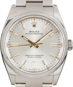 HandMade Rolex Oyster Perpetual Ref 126000 Silver Dial