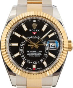 HandMade The Rolex Sky-Dweller Steel & Gold 326933 Black Dial