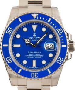 HandMade The Rolex Submariner 116619 18k White Gold Smurf