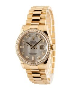 Alternative view of HandMade The Rolex Day-Date Ref 118348 Mother of Pearl Dial