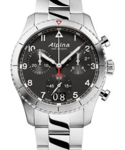 Startimer Pilot Quartz Chronograph Big Date Black