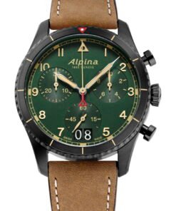 Startimer Pilot Quartz Chronograph Big Date Green