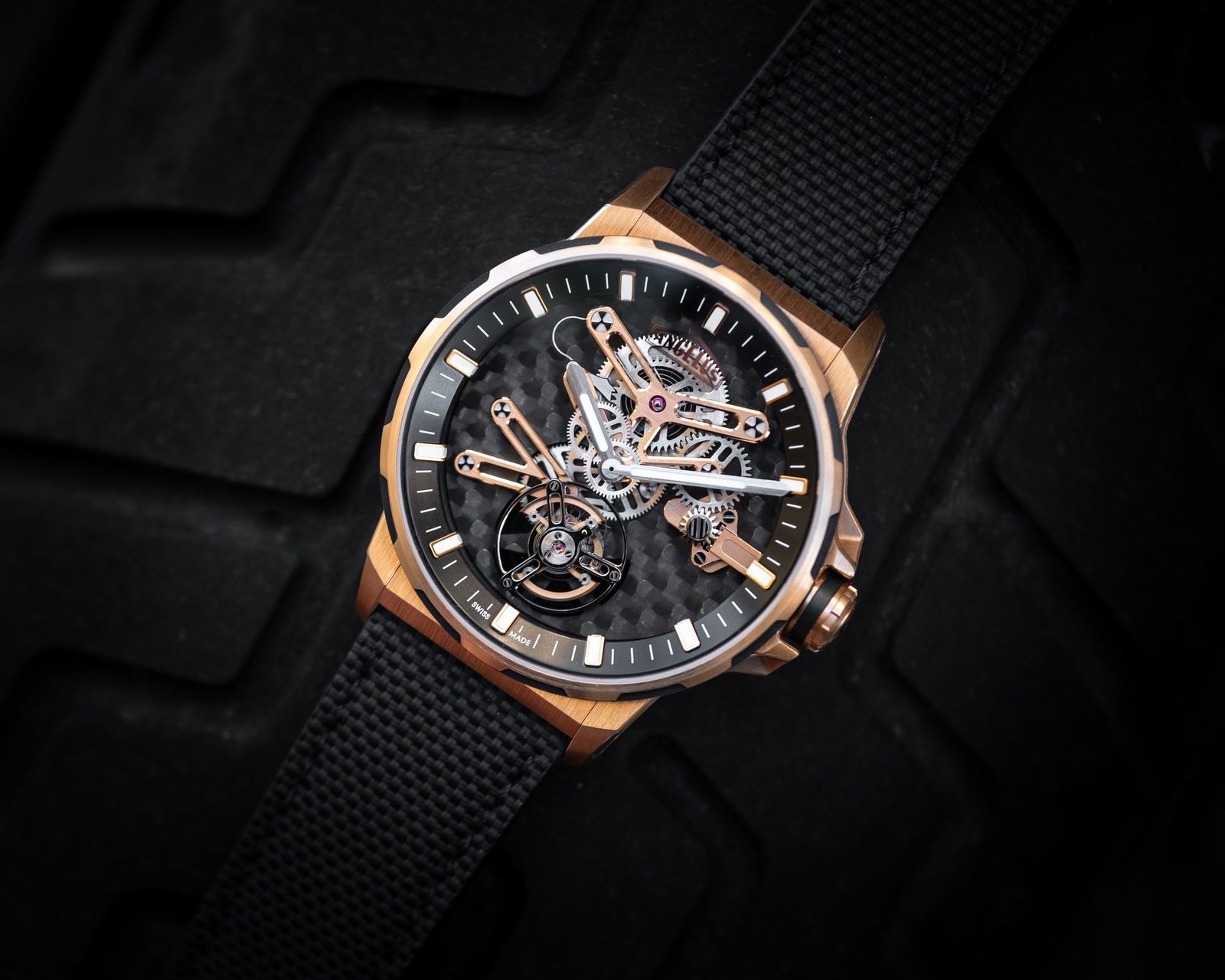 Gold & Carbon Flying Tourbillon - Image 3
