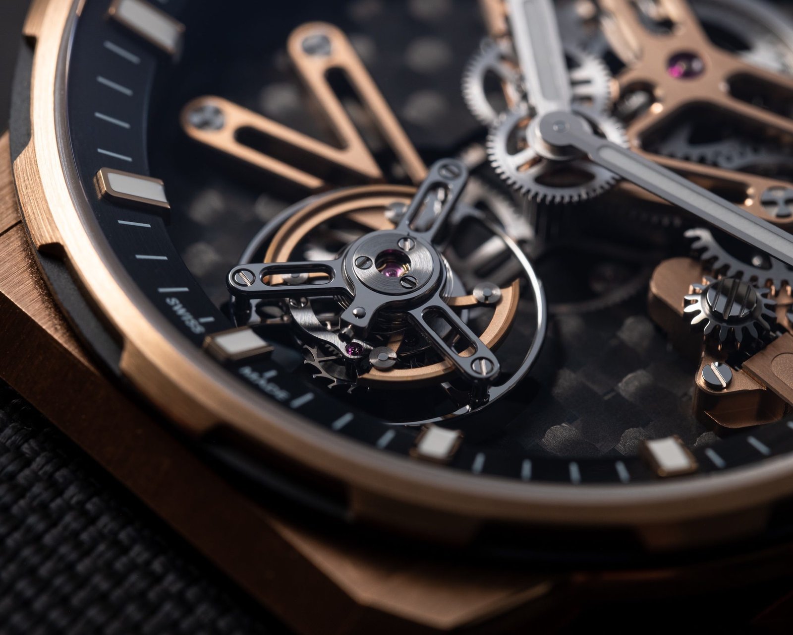 Gold & Carbon Flying Tourbillon - Image 8