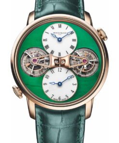 Double Tourbillon Jade Red Gold