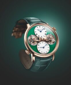Alternative view of Double Tourbillon Jade Red Gold