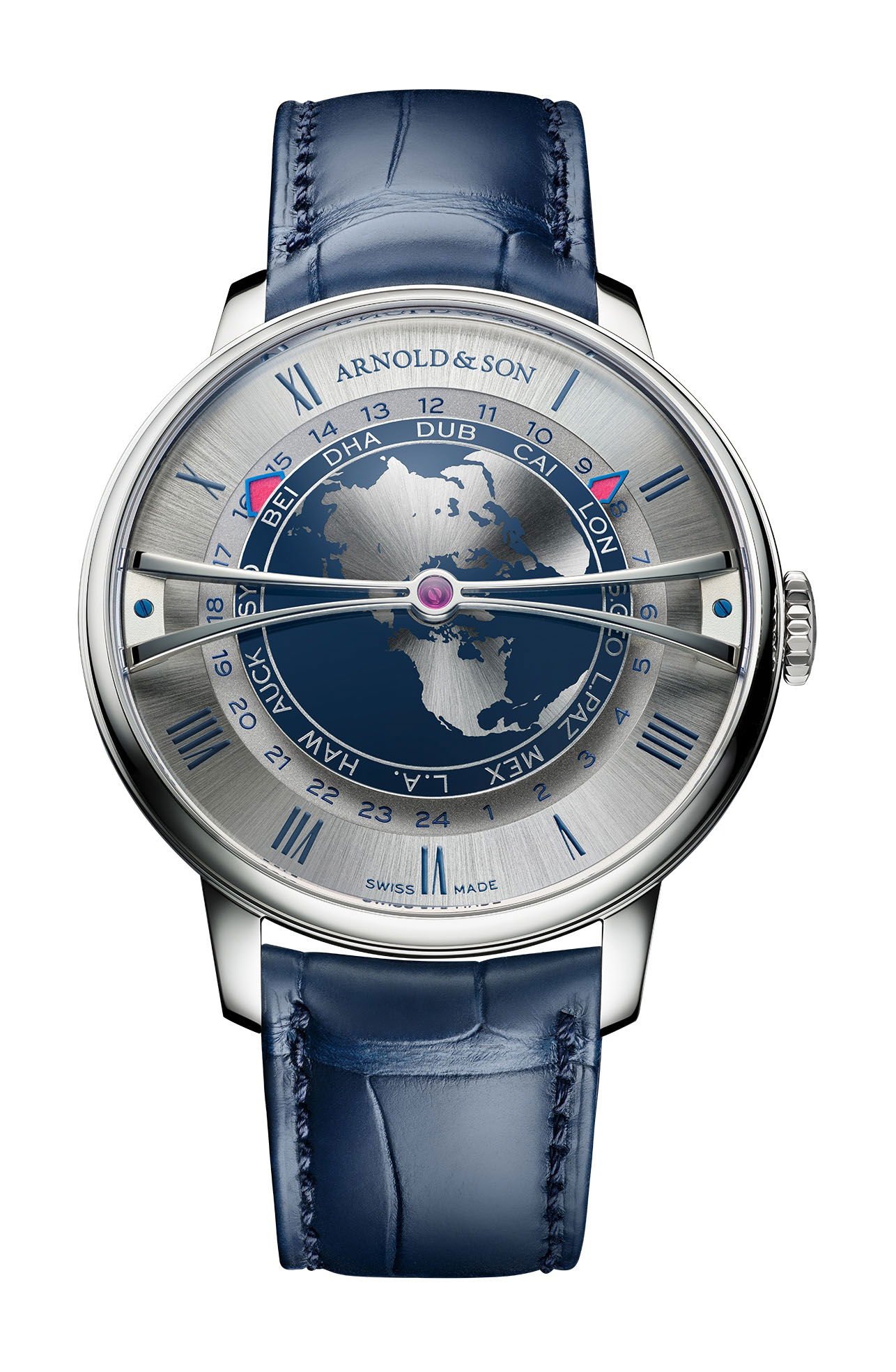 Globetrotter 42 Steel Strand Blue