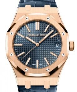 Audemars Piguet Royal Oak 41mm 18k Rose Gold Blue Dial Ref. 15510OR.OO.D315CR.02