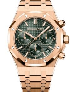 Audemars Piguet Royal Oak Chronograph 41mm Rose Gold Green Dial 26240or.oo.1320or.08