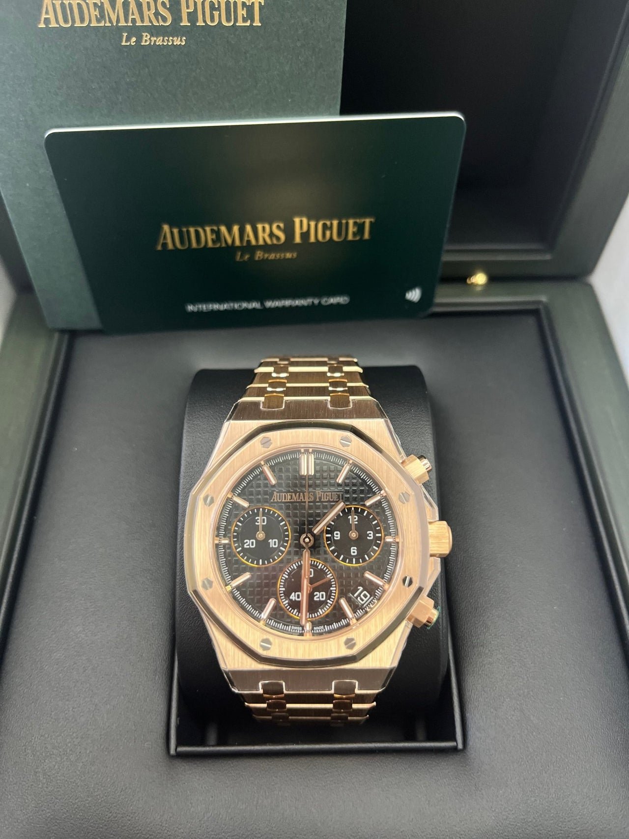 Audemars Piguet Royal Oak Chronograph SELFWINDING CHRONOGRAPH 50TH ANNIVERSARY Black Dial Rose Gold 26240OR.OO.1320OR.02 - Image 2