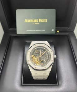 Alternative view of Audemars Piguet Royal Oak Double Balance Wheel Frosted Gold (Reference # 15407BC.GG.1224BC.01)