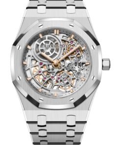 Audemars Piguet Royal Oak Jumbo "Jumbo" Extra-Thin Squelette "50TH ANNIVERSARY" Ref. 16204ST.OO.1240ST.01
