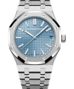 Audemars Piguet Royal Oak Limited Edition of 100 Ice Blue Baguette Dial 15510BC.OO.1320BC.01