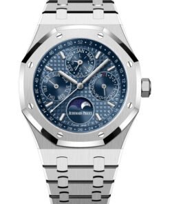 Audemars Piguet Royal Oak Perpetual Calendar Blue Dial Steel 41mm Reference 26574ST.OO.1220ST.03