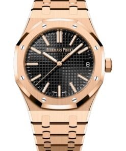 Audemars Piguet Royal Oak Rose Gold 41mm New 2023 Black Dial 15510OR.OO.1320OR.04